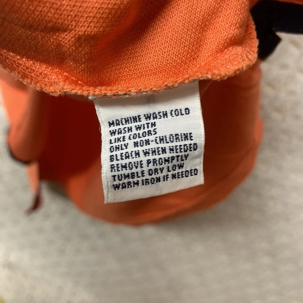 Polo Golf Ralph Lauren Shirt‎ Men XL Orange Pima Cotton Blend Polo Pro Fit